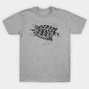 magic turtle in steam water ecopop T-Shirt